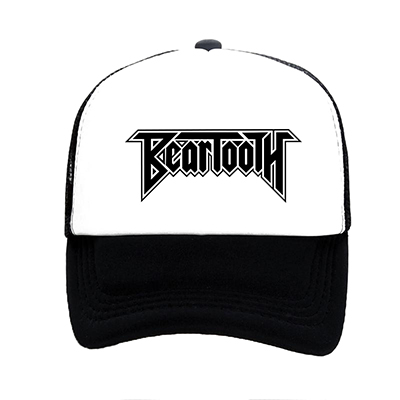 BEARTOOTH - Logo Black - čiernobiela sieťkovaná šiltovka model "Trucker"
