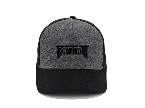 BEARTOOTH - Logo Black - šedočierna bavlnená šiltovka