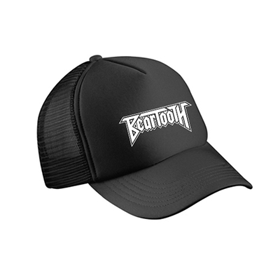 BEARTOOTH - Logo White - čierna sieťkovaná šiltovka model "Trucker Cap"
