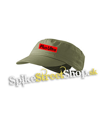 MY HERO ACADEMIA - Plus Ultra Skate Logo - olivová šiltovka army cap