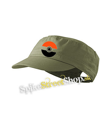 POKEMON - Symbol - olivová šiltovka army cap