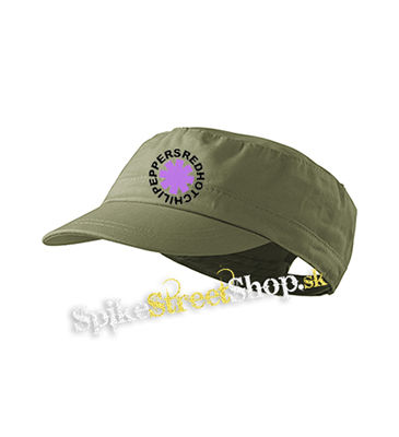RED HOT CHILI PEPPERS - Asterix Purple - olivová šiltovka army cap