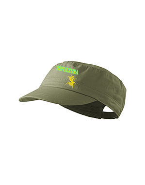 SEPULTURA - Brasil Yellow Logo - olivová šiltovka army cap