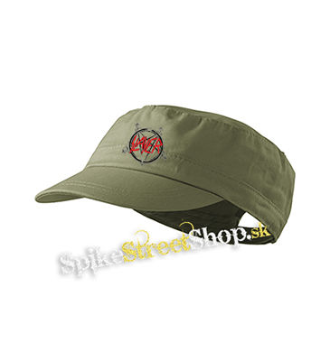SLAYER - Znak - olivová šiltovka army cap
