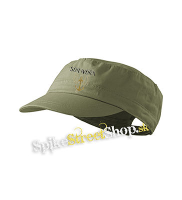 SOILWORK - Gold Anchor - olivová šiltovka army cap