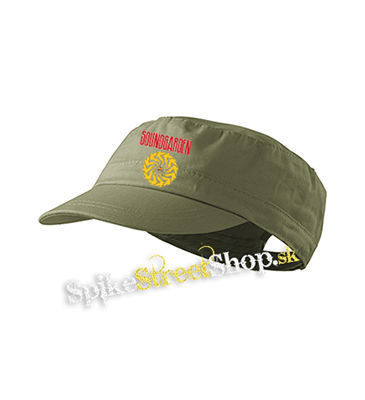 SOUNDGARDEN - Badmotorfinger Color - olivová šiltovka army cap