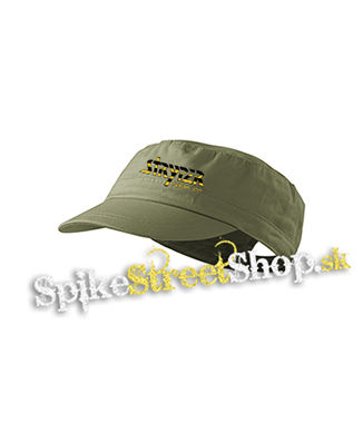 STRYPER - Logo - olivová šiltovka army cap