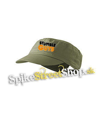 STUMBLE GUYS - Logo - olivová šiltovka army cap