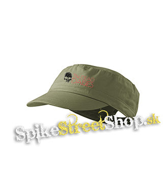 THE DEAD DAISIES - Logo Skull - olivová šiltovka army cap