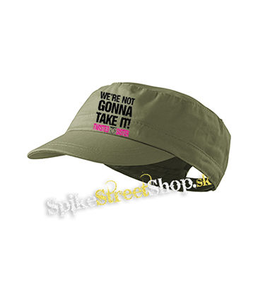 TWISTED SISTER - Were Not Gonna Take It - olivová šiltovka army cap