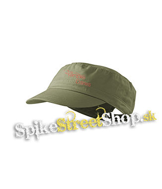 VAMPIRE DIARIES - Red Logo - olivová šiltovka army cap