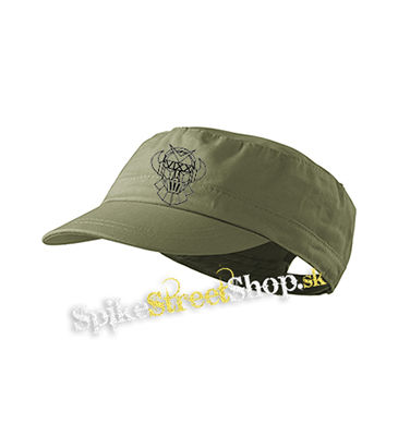 VIXX - Logo Crest - olivová šiltovka army cap