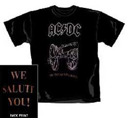 AC/DC - For Those About To Rock - čierne pánske tričko