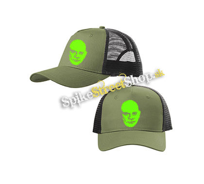 FANTOMAS - olivovočierna sieťkovaná šiltovka model "Trucker Cap"