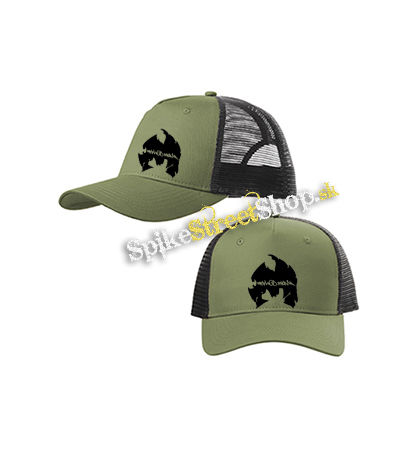 METHOD MAN - Logo - olivovočierna sieťkovaná šiltovka model "Trucker Cap"