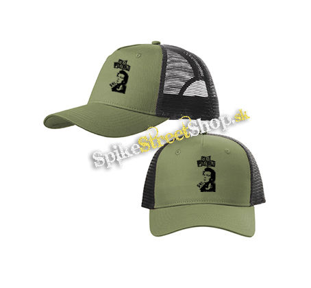 SEX PISTOLS - Sid Vicious - olivovočierna sieťkovaná šiltovka model "Trucker Cap"