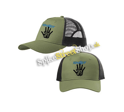 SKILLET - Sick Of It - olivovočierna sieťkovaná šiltovka model "Trucker Cap"