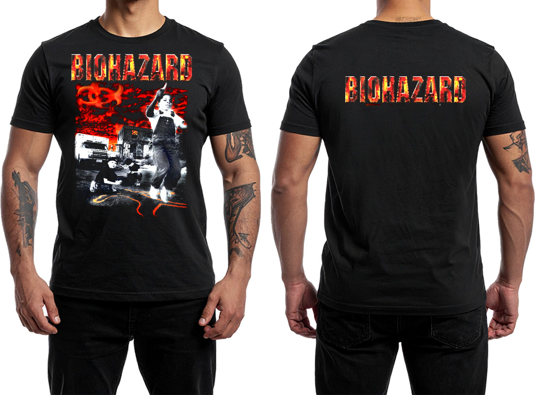 BIOHAZARD - Urban Discipline - čierne pánske tričko