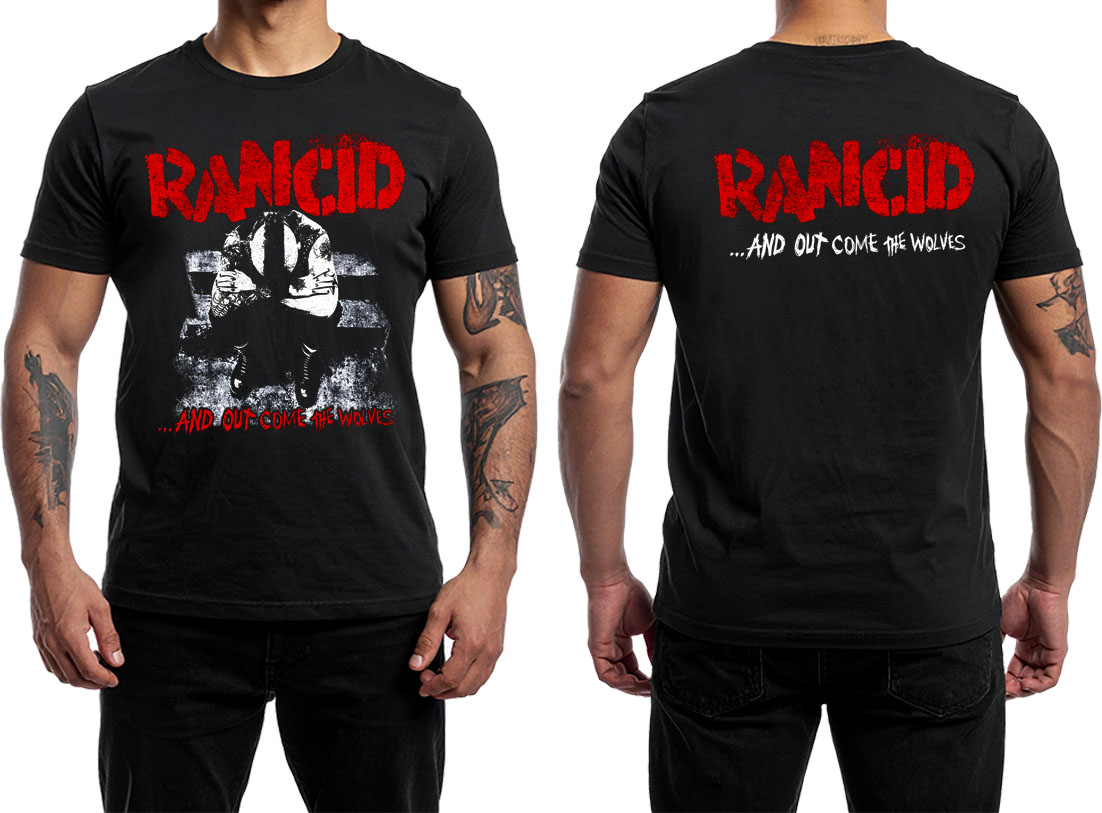 RANCID - ...And Out Come The Wolves - čierne pánske tričko