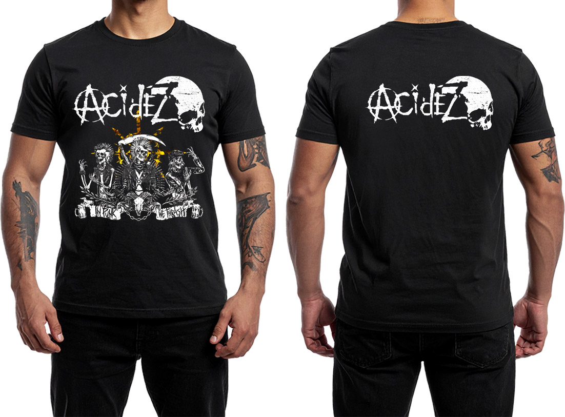 ACIDEZ - In Punk We Thrash - čierne pánske tričko