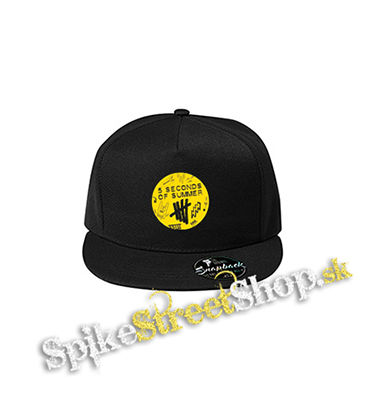 5 SECONDS OF SUMMER - Scribble Logo - čierna šiltovka model "Snapback"