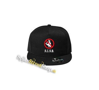 ACAB - Pictogram - čierna šiltovka model "Snapback"