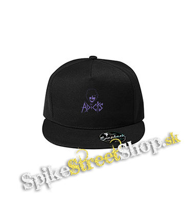 ADICTS - Purple Feline - čierna šiltovka model "Snapback"