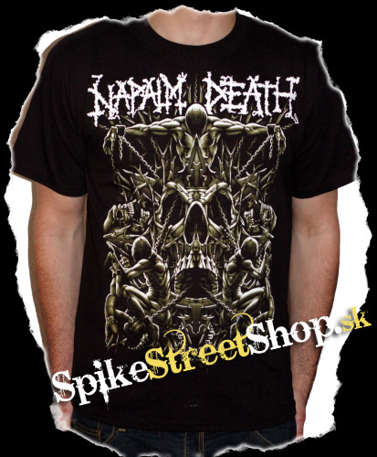 NAPALM DEATH - Tribe Skull - čierne pánske tričko