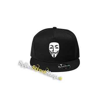 ANONYMOUS - čierna šiltovka model "Snapback"