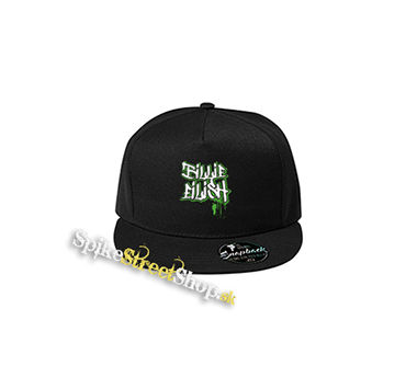 BILLIE EILISH - Painted Graffiti Logo - čierna šiltovka model "Snapback"