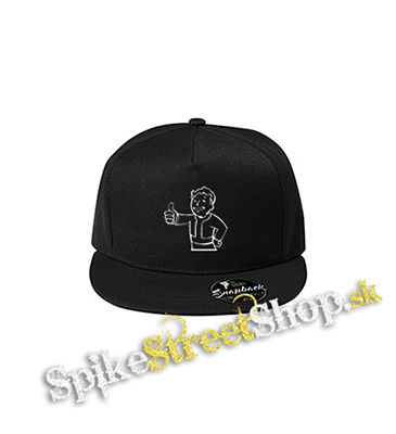FALLOUT - Vault Boy - čierna šiltovka model "Snapback"