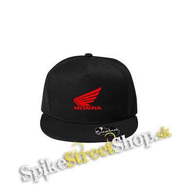 HONDA - Red Logo - čierna šiltovka model "Snapback"