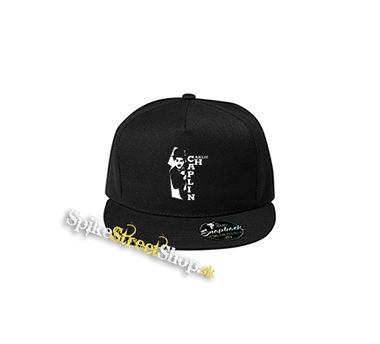 CHARLIE CHAPLIN - Portrait Motive 2 - čierna šiltovka model "Snapback"