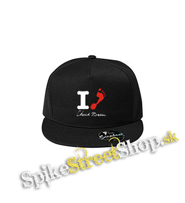 CHUCK NORRIS - I Love Chuck Norris - čierna šiltovka model "Snapback"