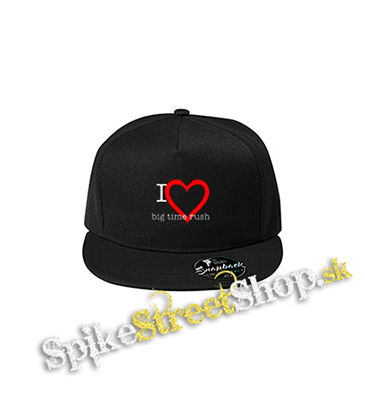I LOVE BIG TIME RUSH - čierna šiltovka model "Snapback"