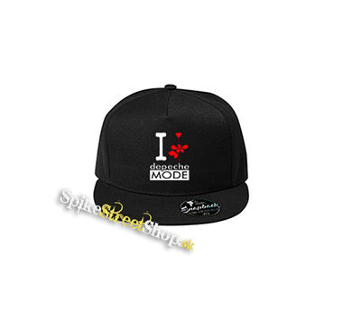 I LOVE DEPECHE MODE - čierna šiltovka model "Snapback"