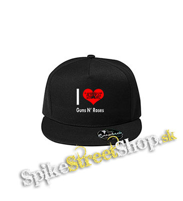 I LOVE GUNS N ROSES 2 - čierna šiltovka model "Snapback"