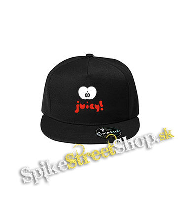 JUICY - čierna šiltovka model "Snapback"