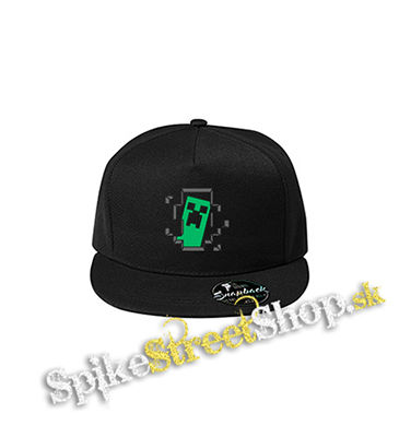MINECRAFT - Hello I´m Creeper - čierna šiltovka model "Snapback"