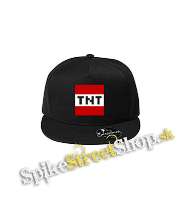 MINECRAFT - TNT - čierna šiltovka model "Snapback"