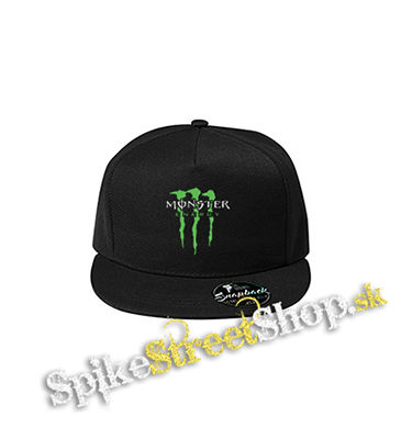 MONSTER ENERGY - Logo Crest - čierna šiltovka model "Snapback"