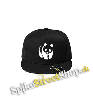 PANDA - čierna šiltovka model "Snapback"
