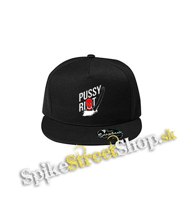 PUSSY RIOT - čierna šiltovka model "Snapback"