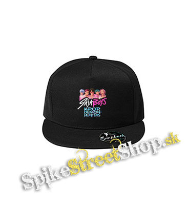 SAJA BOYS - Kpop Demon Hunters - čierna šiltovka model "Snapback"