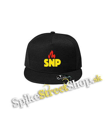 SNP - Slovenské Národné Povstanie - čierna šiltovka model "Snapback"