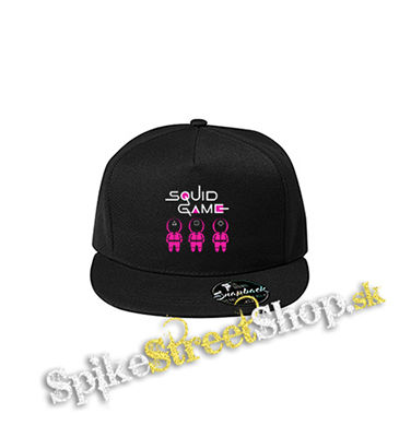 SQUID GAME - Characters - čierna šiltovka model "Snapback"