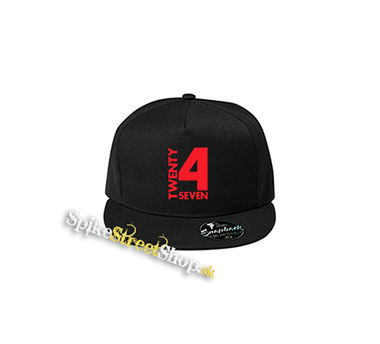 TWENTY FOR SEVEN - Logo - čierna šiltovka model "Snapback"