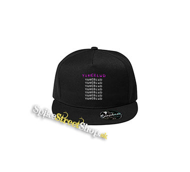 YUNGBLUD - Multilogos - čierna šiltovka model "Snapback"