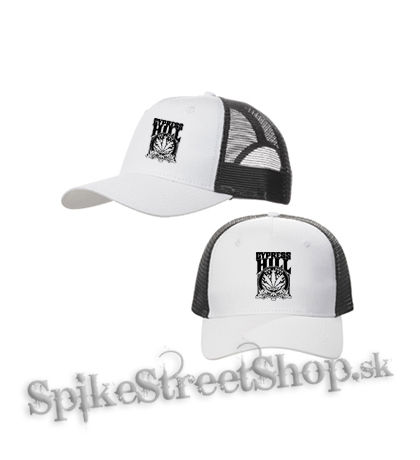 CYPRESS HILL - 420 2012 - bieločierna sieťkovaná šiltovka model "Trucker Cap"