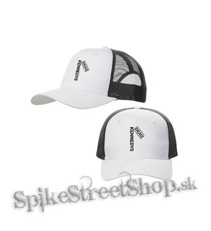 DEAD KENNEDYS - Black Logo 2 - bieločierna sieťkovaná šiltovka model "Trucker Cap"